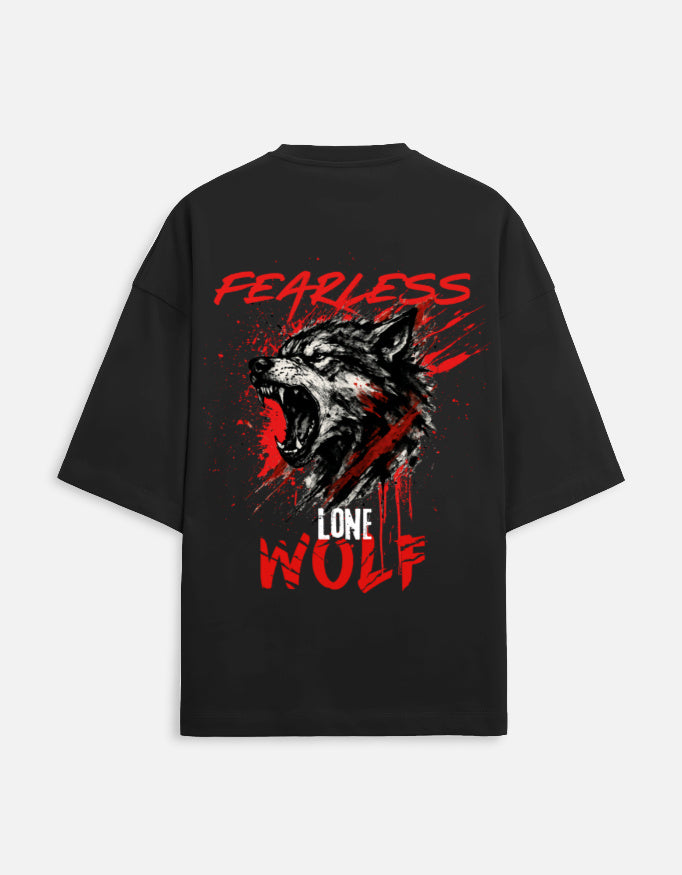 "#FEARLESS" oversized T-shirt