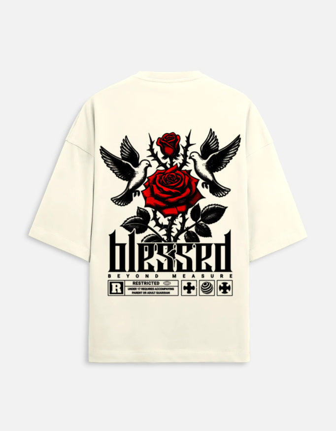 "BLESSED" Oversized Tee