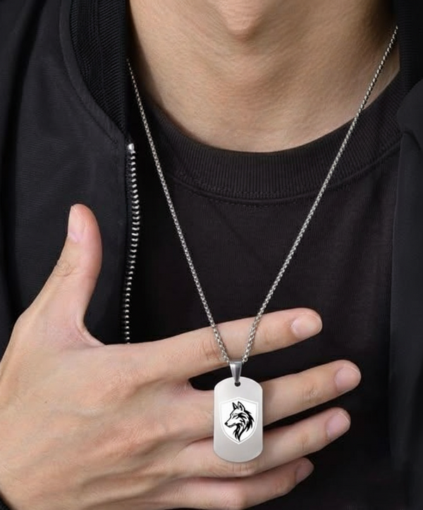 LONE WOLF pendant