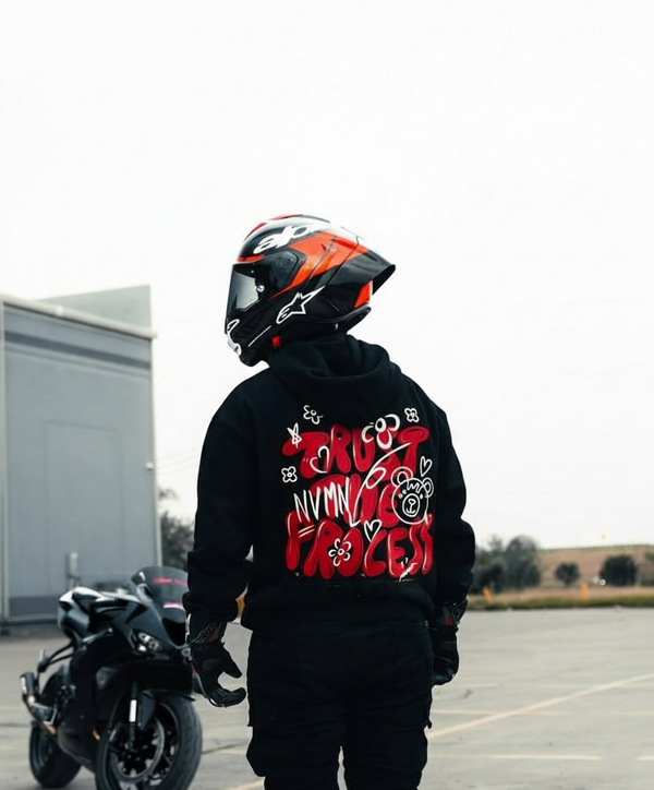 "TRUST THE PROCESS" Oversized Hoodie